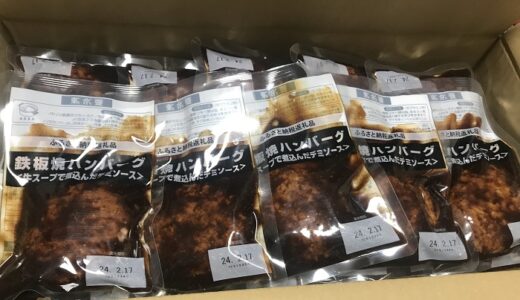 【ふるさと納税】「福岡県飯塚市」からデミソースハンバーグが届きました